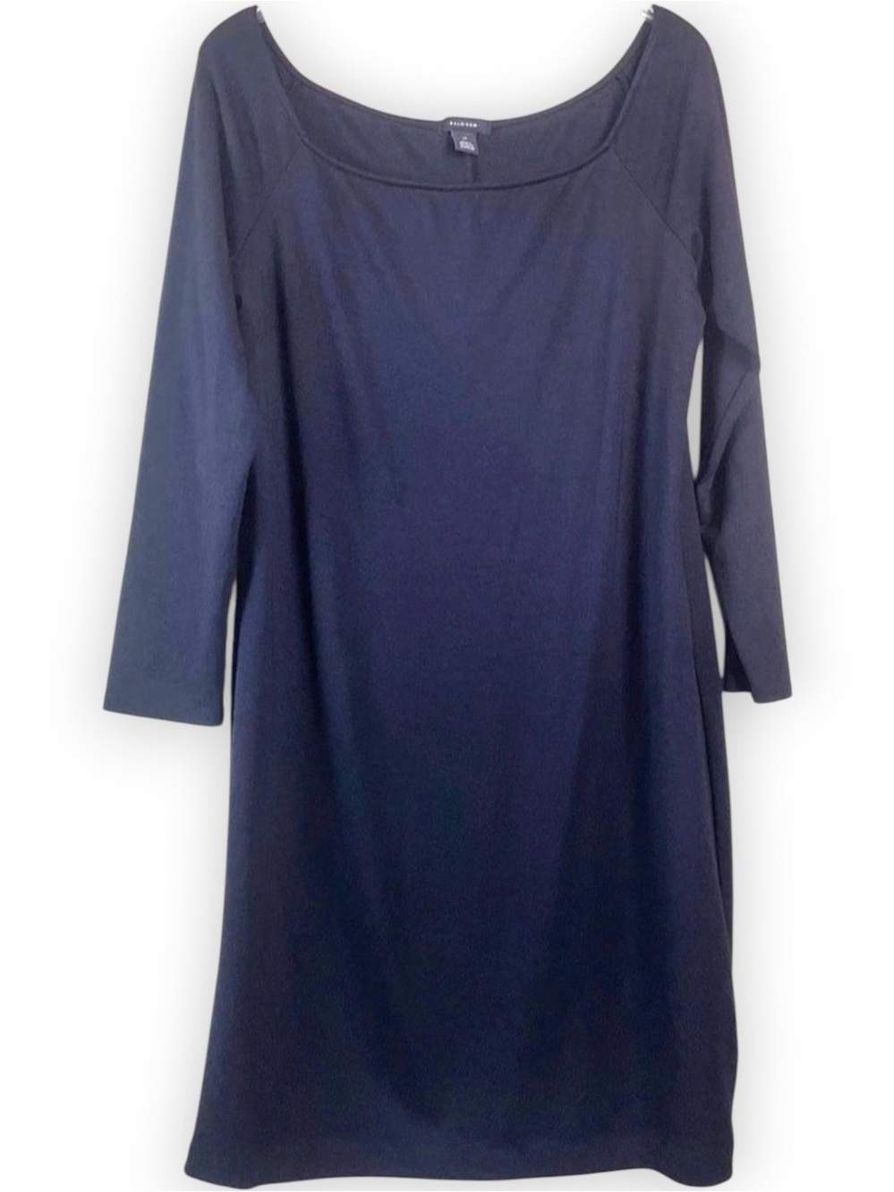 Halogen Long Sleeve Mini Dress in Black  Size XL